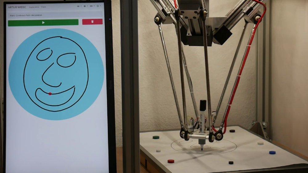 Continuous Path Interpolation with a low-cost robot